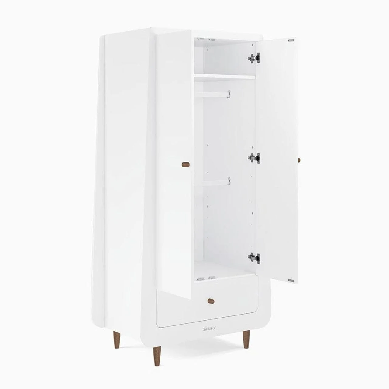 SnüzKot Skandi 3 Piece Nursery Furniture Set - Walnut - Image 10