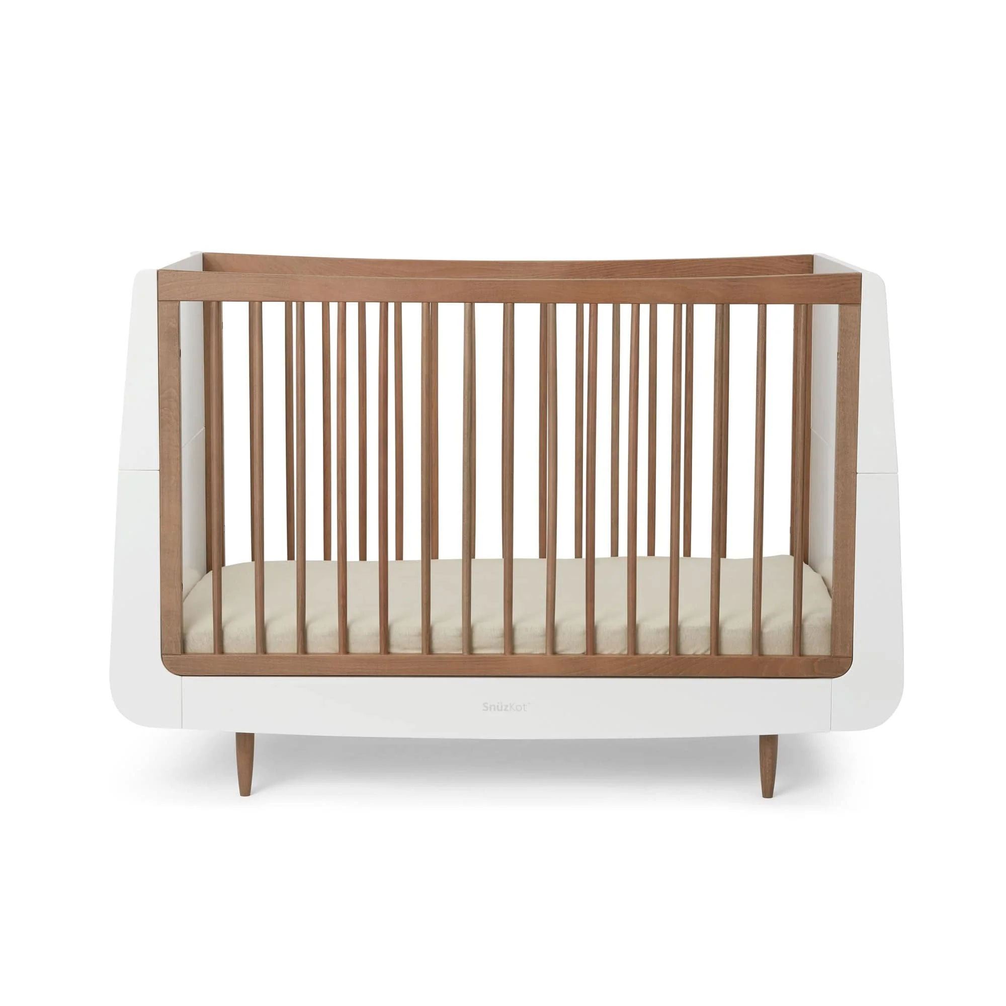 SnüzKot Skandi 2 Piece Nursery Furniture Set - Walnut - Image 5
