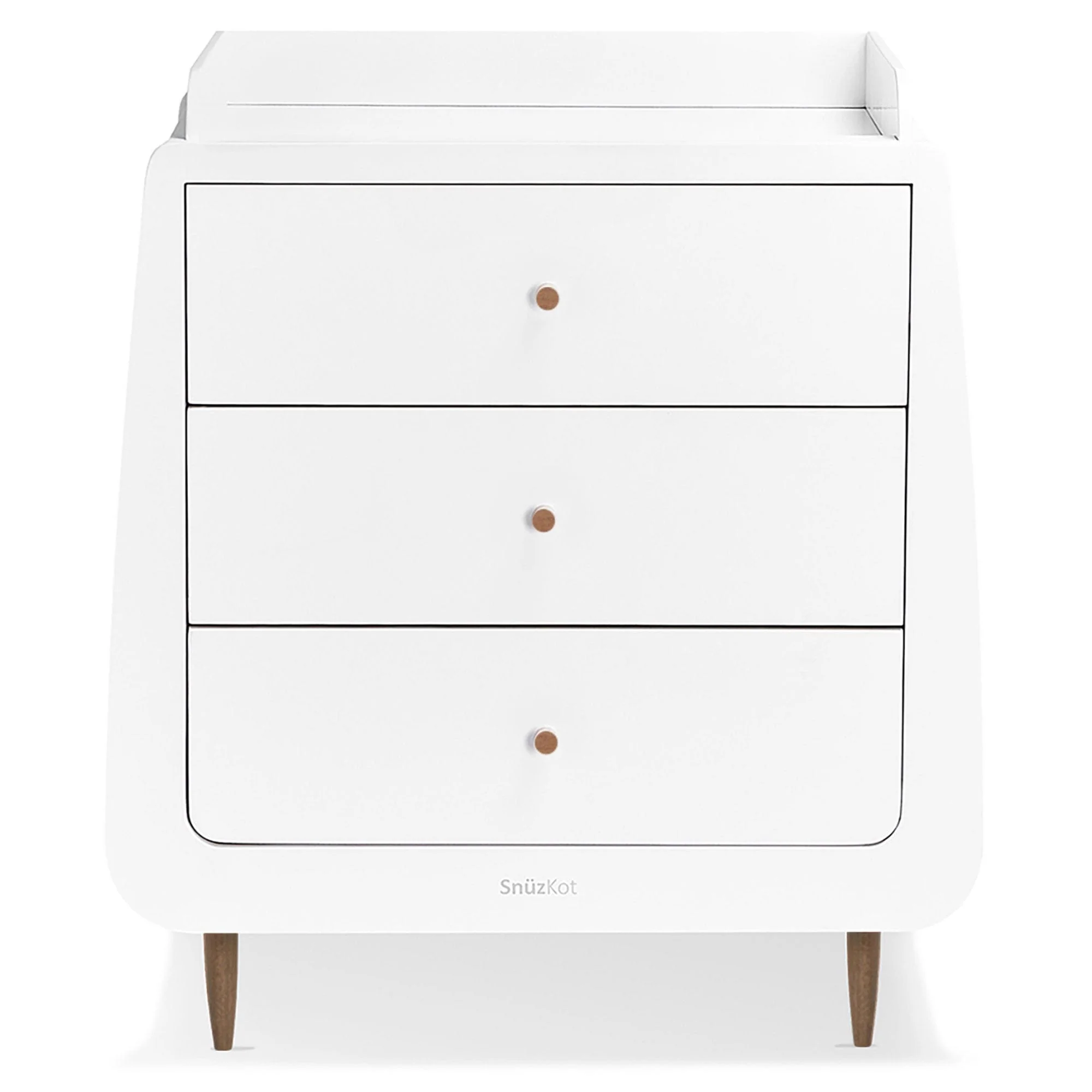 SnüzKot Skandi 2 Piece Nursery Furniture Set - Walnut - Image 6