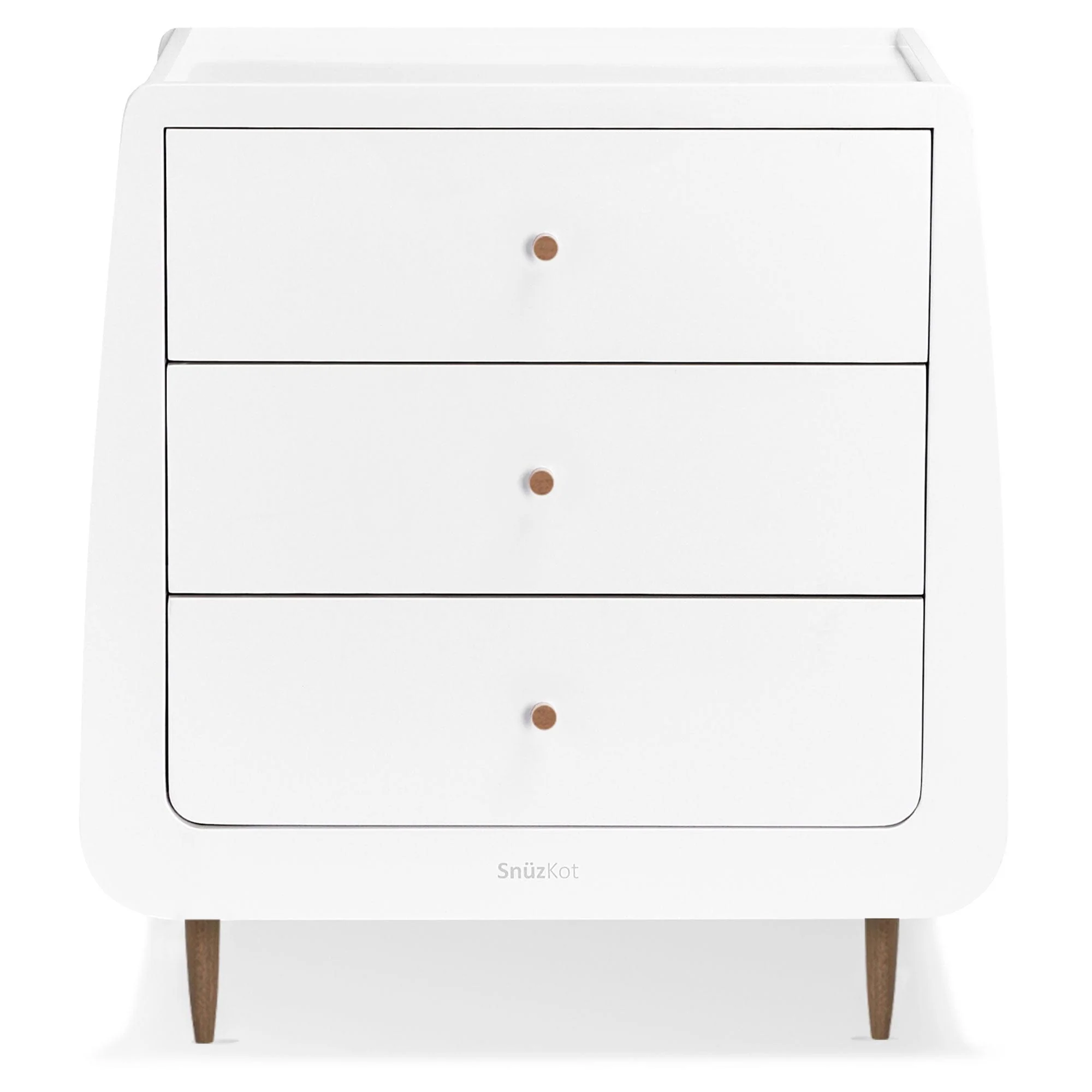 SnüzKot Skandi 2 Piece Nursery Furniture Set - Walnut - Image 7