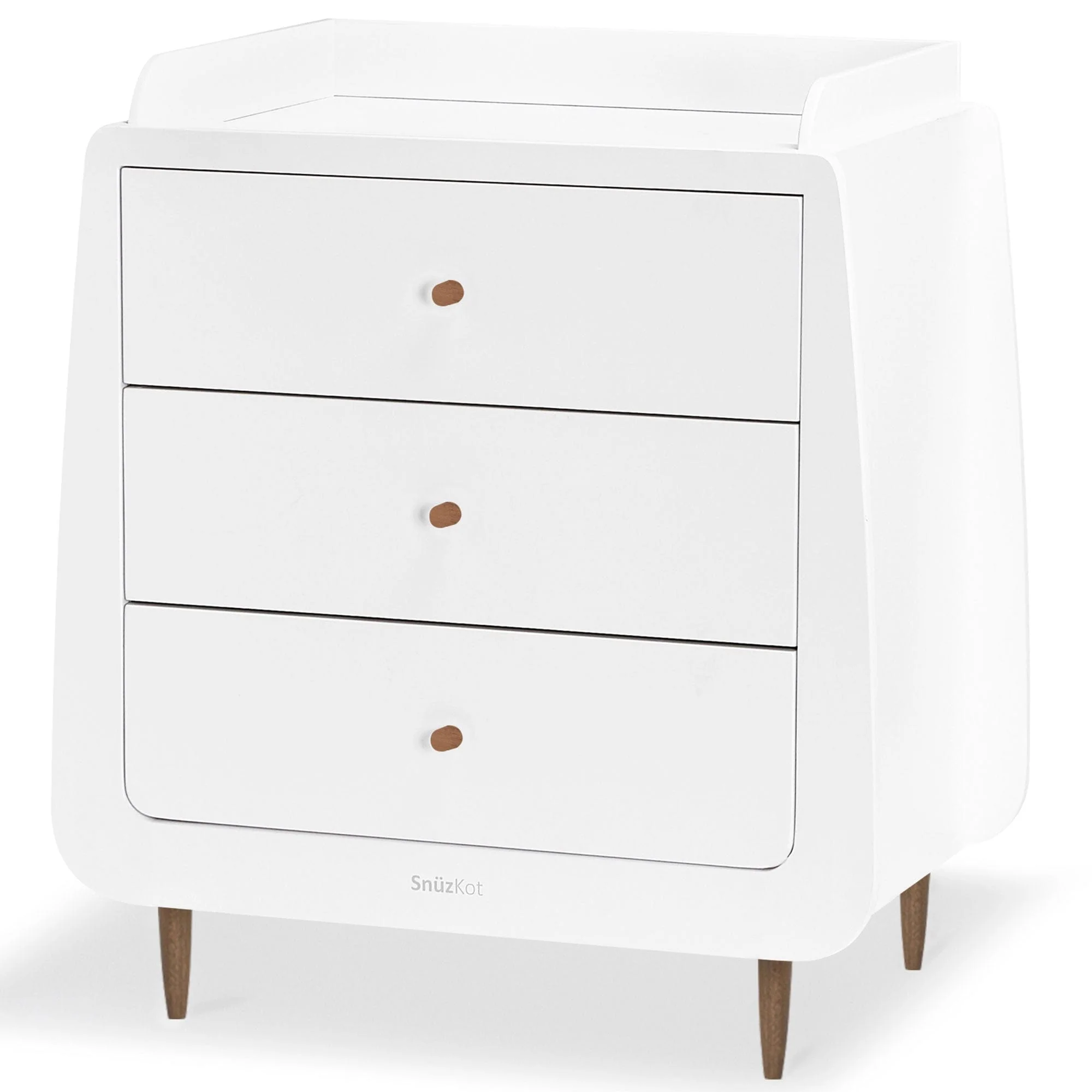 SnüzKot Skandi 2 Piece Nursery Furniture Set - Walnut - Image 8