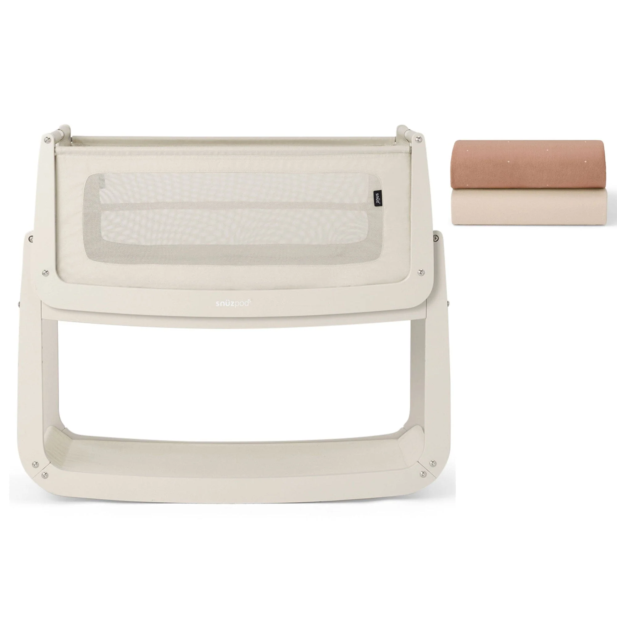 SnüzPod 5 Bedside Crib - Cashmere - Image 11