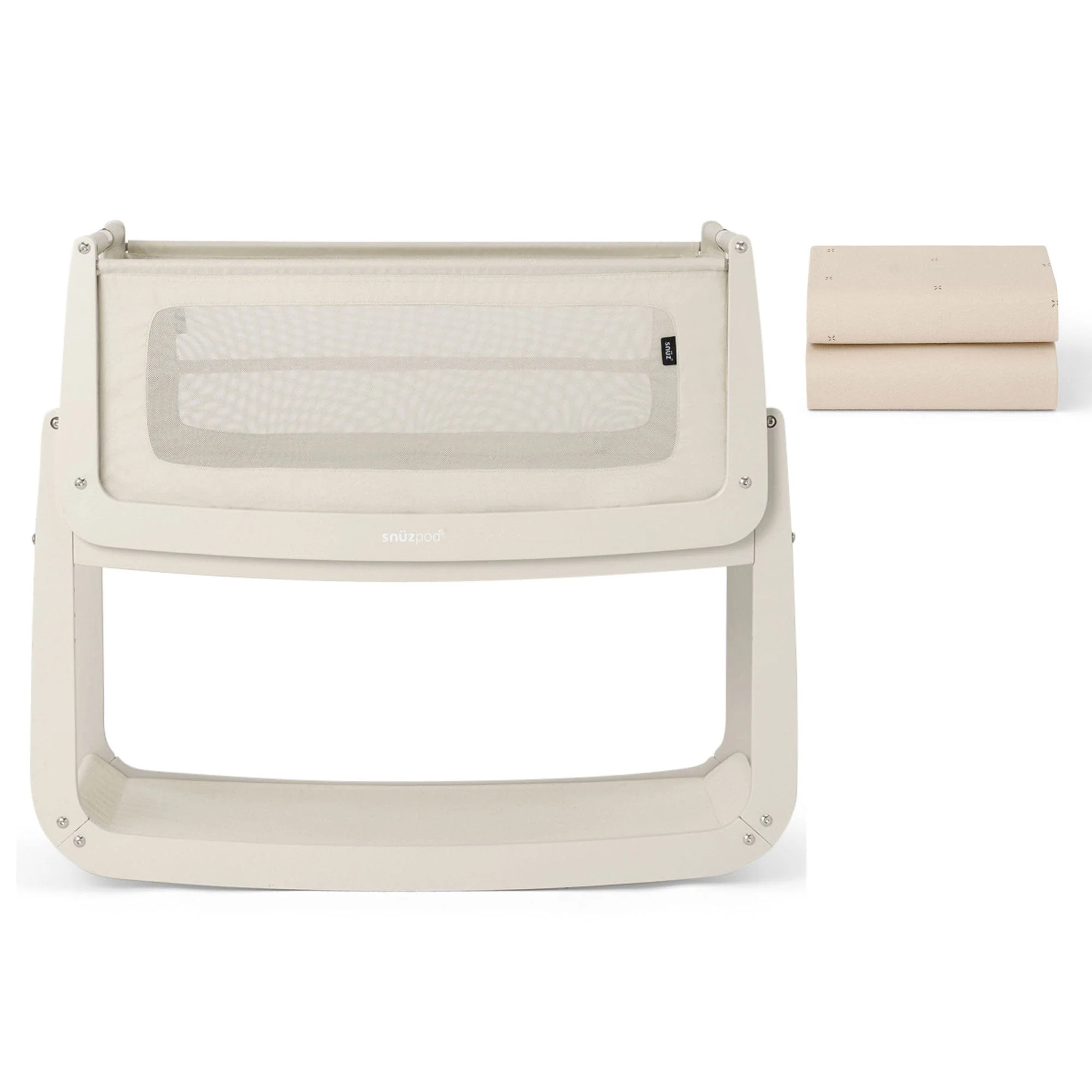 SnüzPod 5 Bedside Crib - Cashmere - Image 12