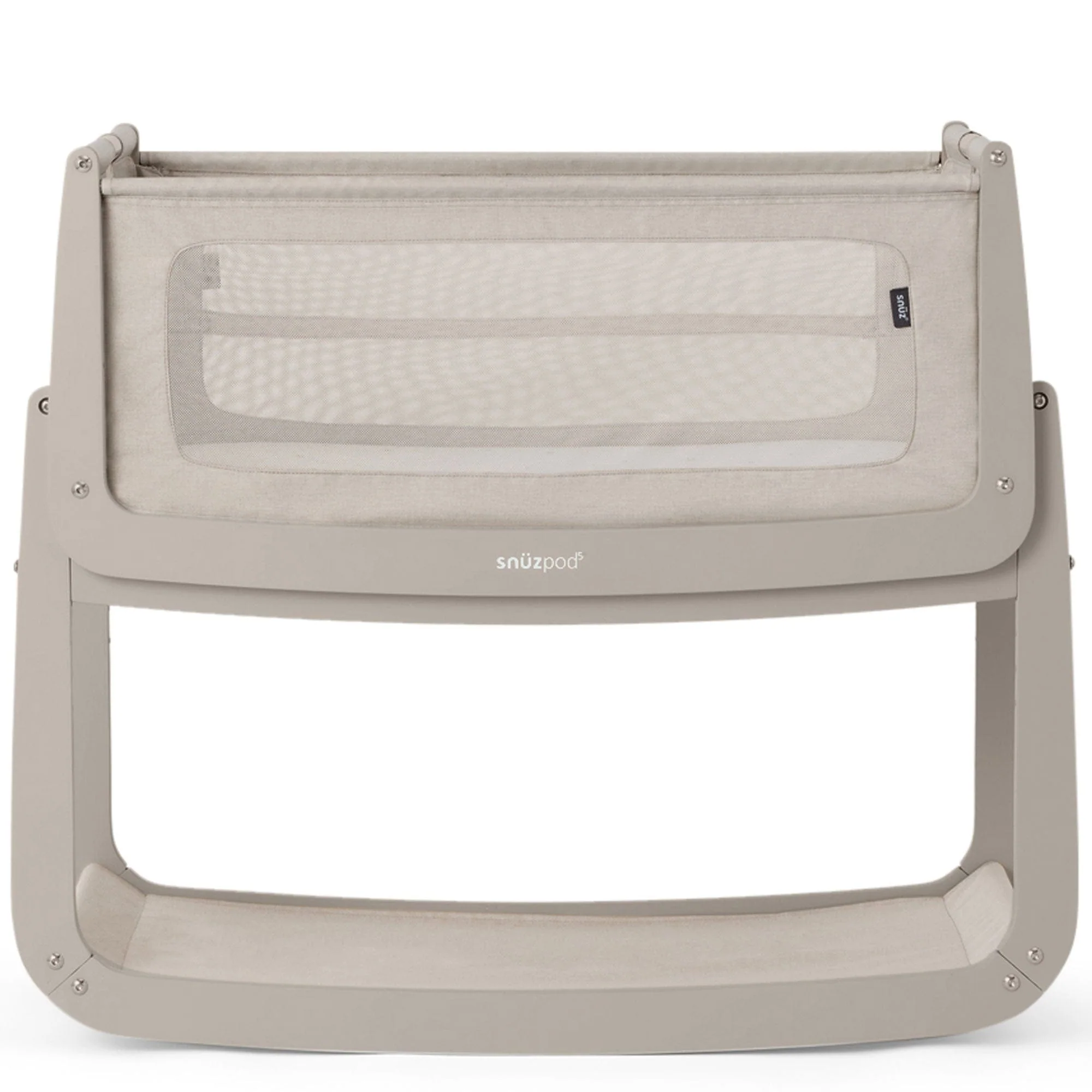 SnüzPod 5 Bedside Crib - Pebble - Image 10