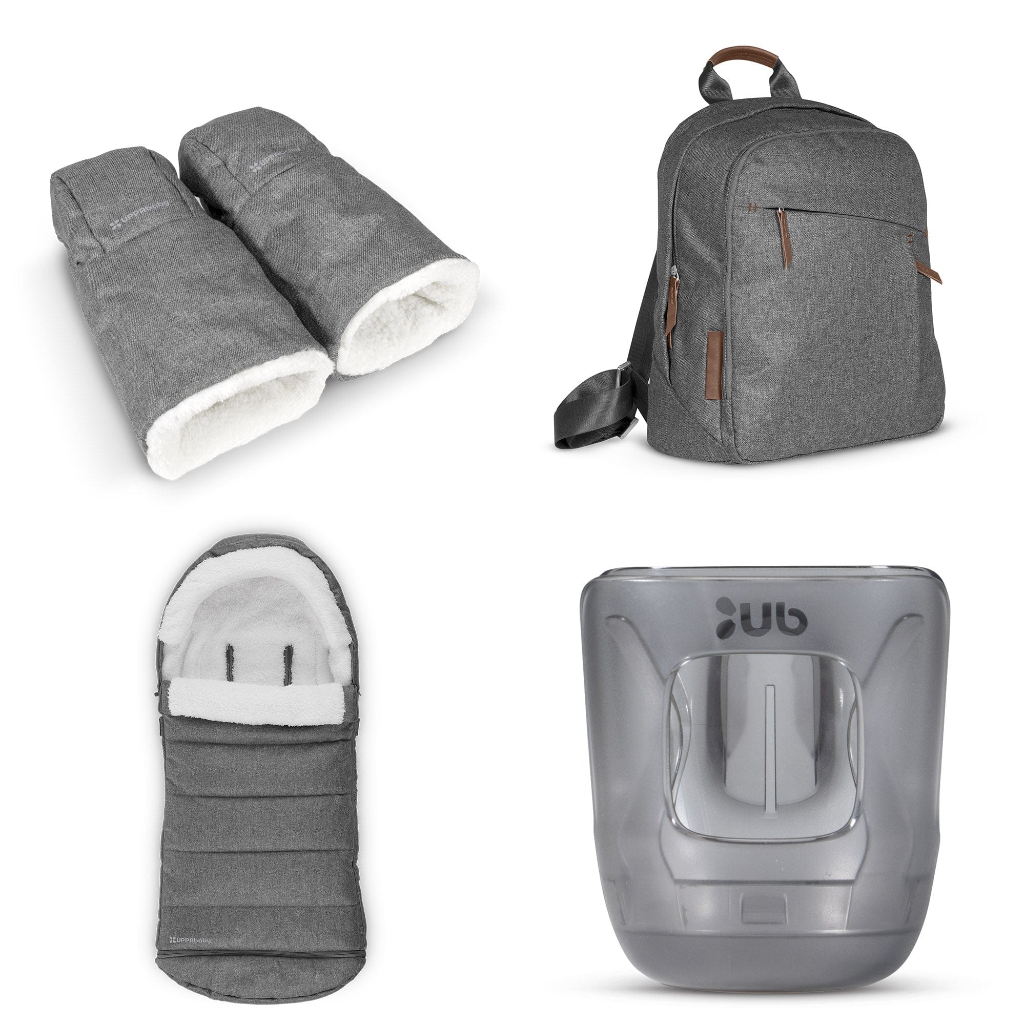 Uppababy Vista V3 Twin Complete Bundle - Greyson - Image 11