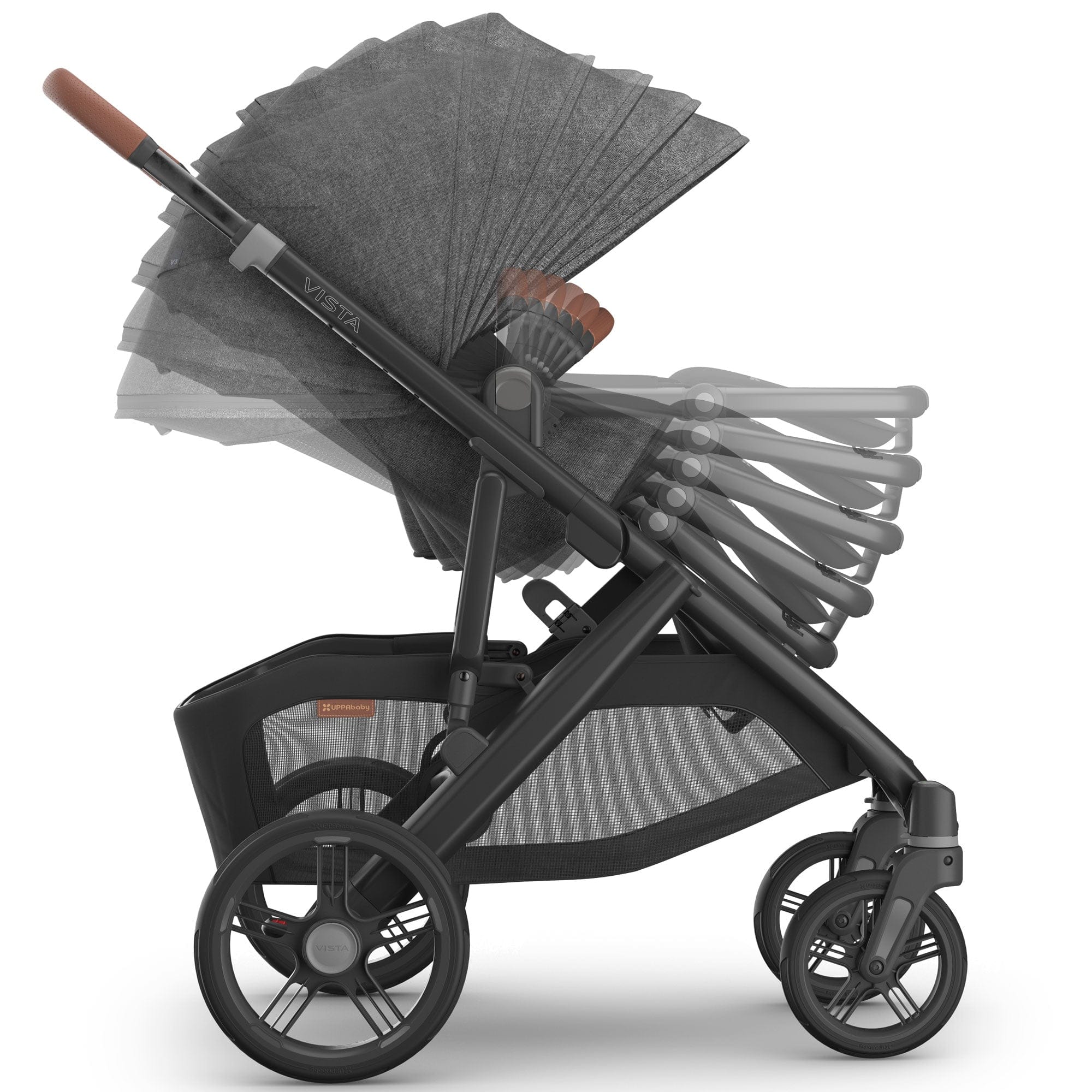 Uppababy Vista V3 Duo Pram - Greyson - Image 9
